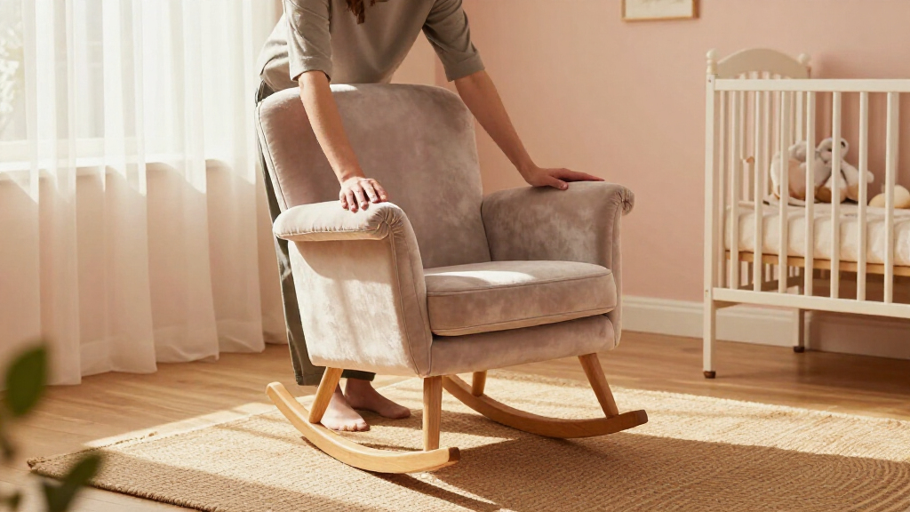 luxury nursery rocking chairs