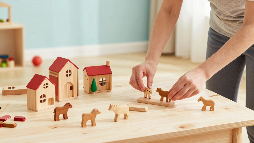 best wooden farm set for kids