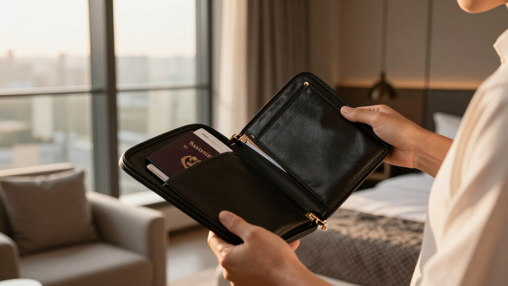 travel document organizers for luxury travel