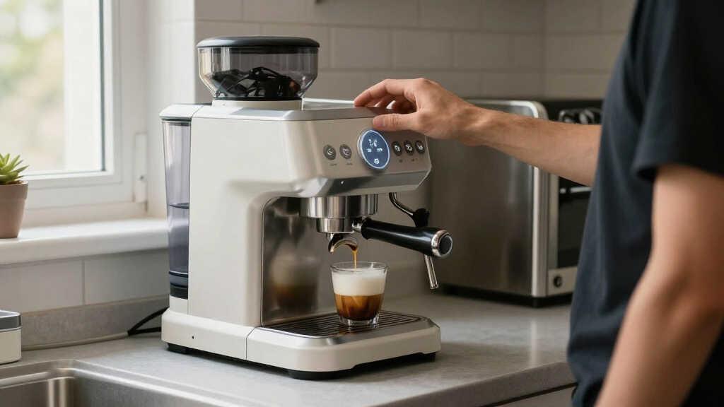 best espresso machine with built in grinder with automatic milk frothing