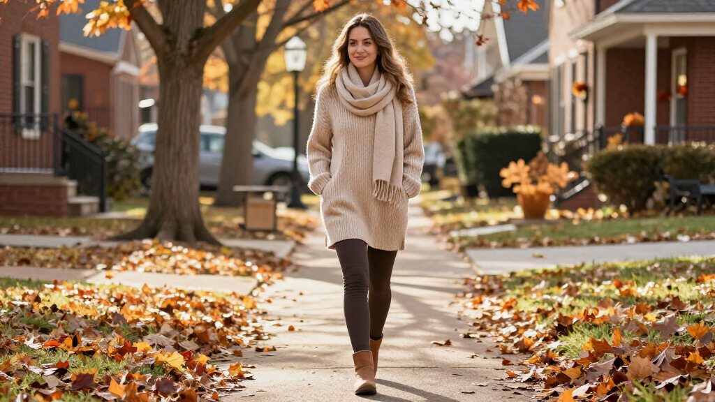fall cozy sweater dresses