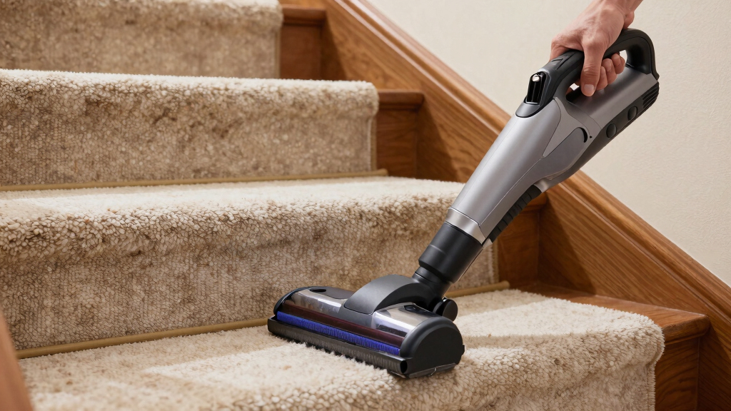 vacuum cleaner for cleaning stairs