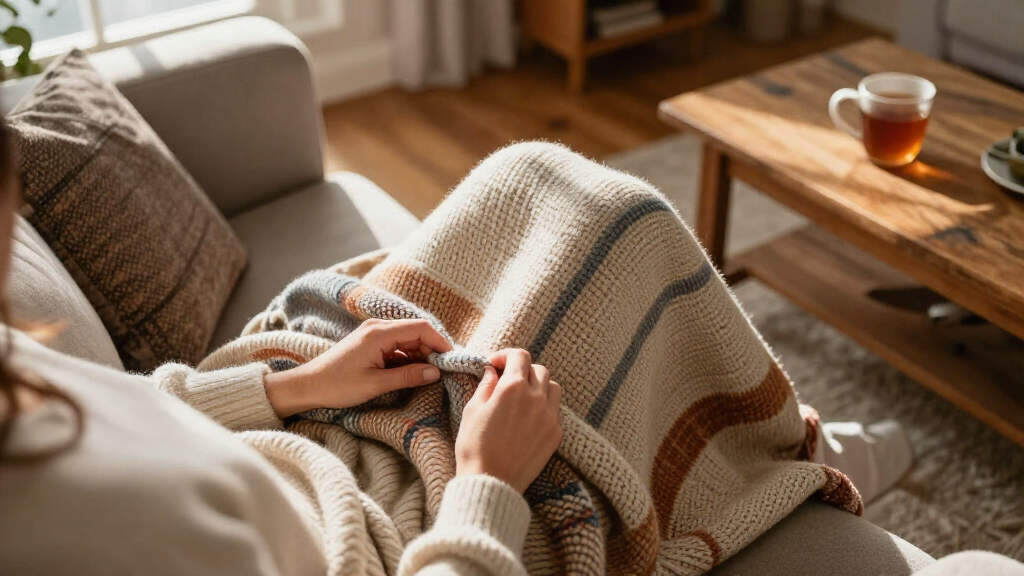 fall cozy throw blankets