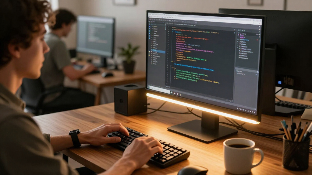 programmable LED strip lights for coding setups