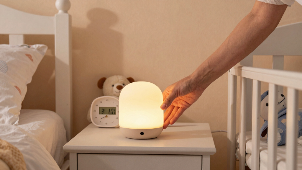 best nursery night lights with clock
