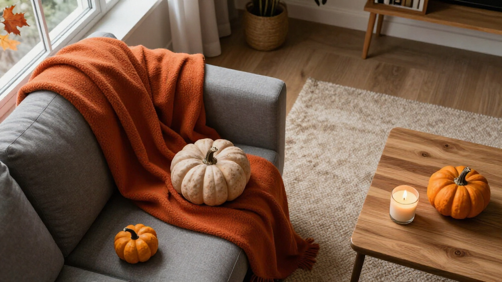 best orange fall home decor