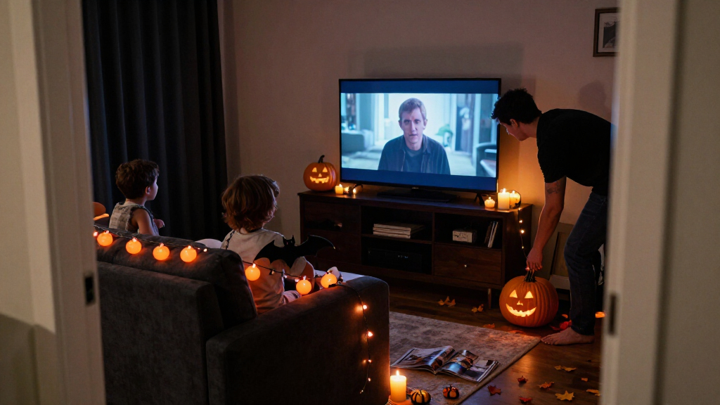 Halloween decorations for media rooms