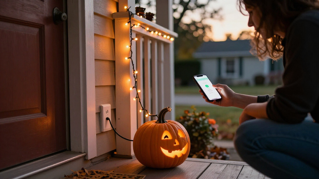 smart plugs for Halloween decorations