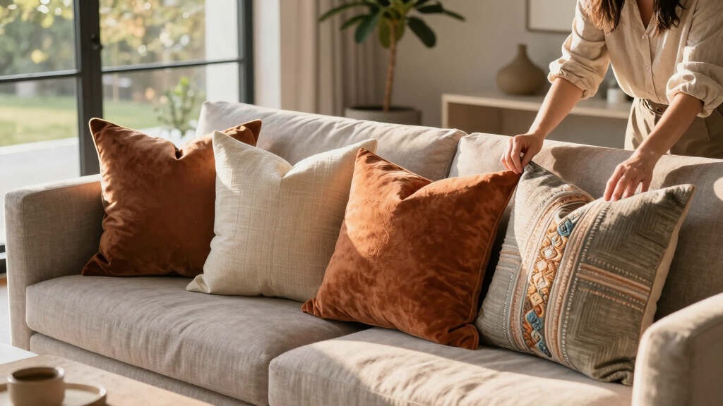stylish accent throw pillows