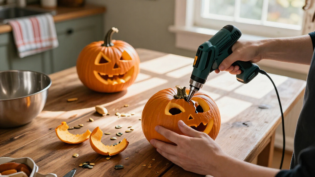 electric pumpkin carving tools