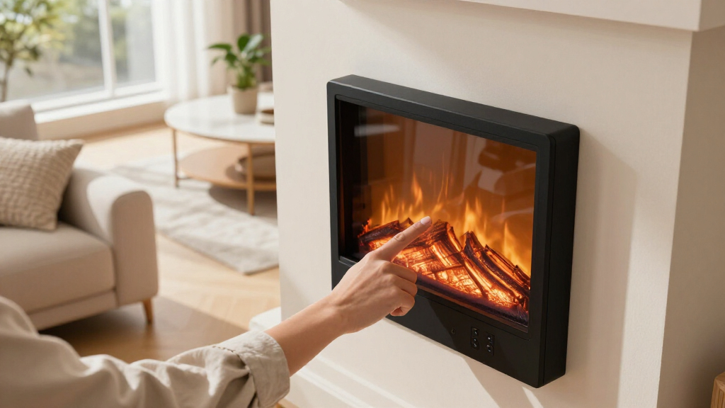 smart electric fireplace