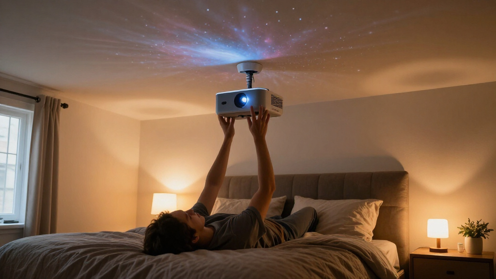 galaxy projectors for bedroom ceiling