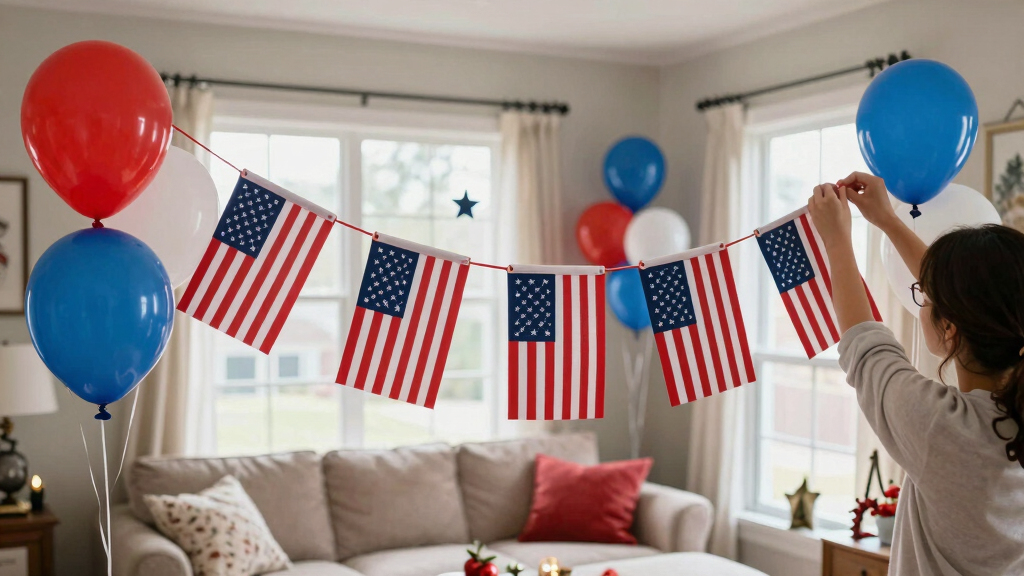 independence day patriotic decor