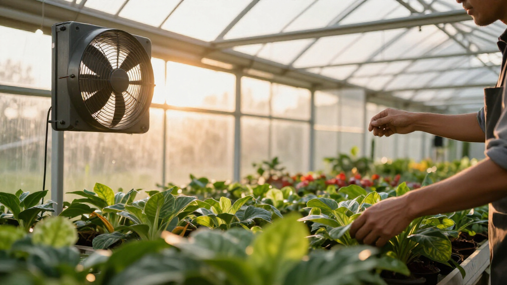 best horizontal airflow fans for greenhouses