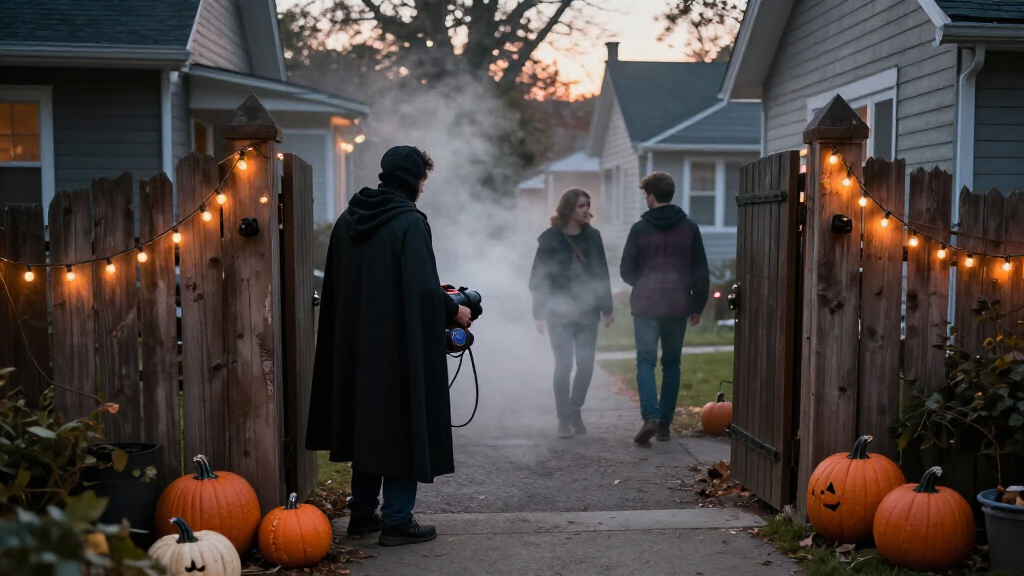 Halloween haunted house fog machines