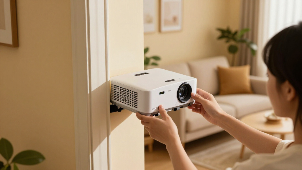 projector for animated doorway scenes