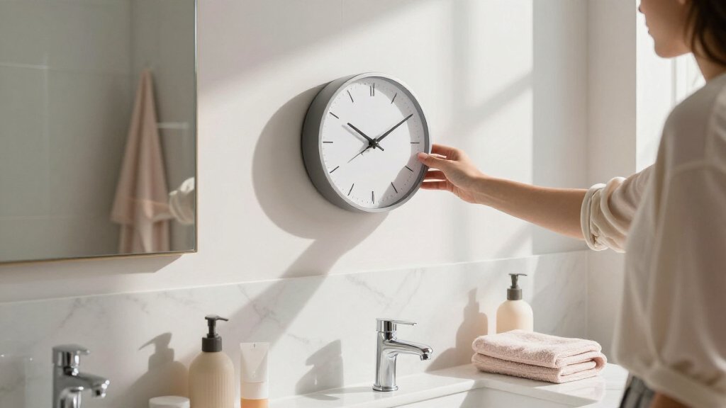 best bathroom clocks
