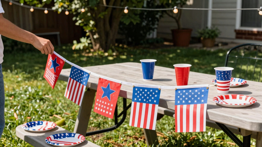 patriotic outdoor party supplies