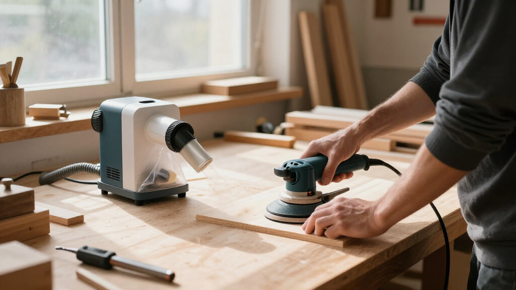 sanding dust extractor system