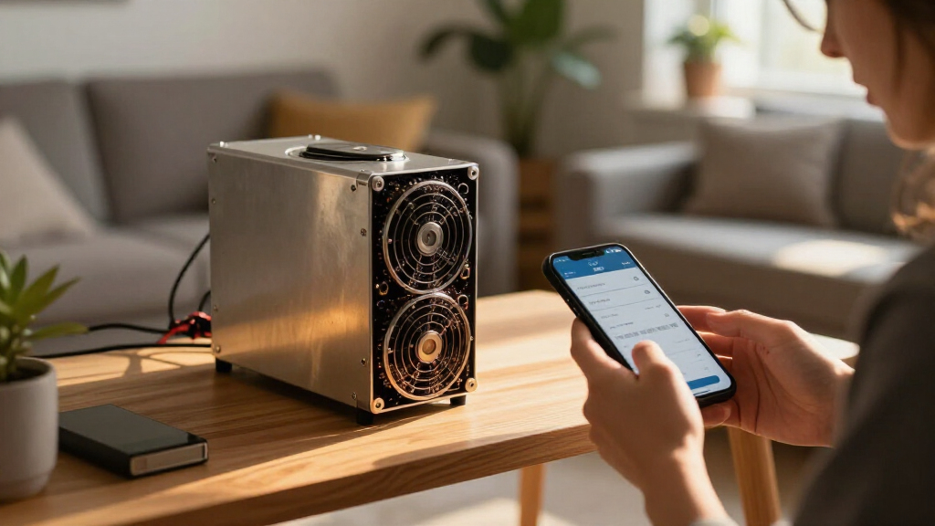 best home bitcoin miners with app control