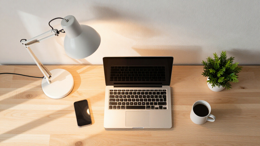 space-saving desk lamps