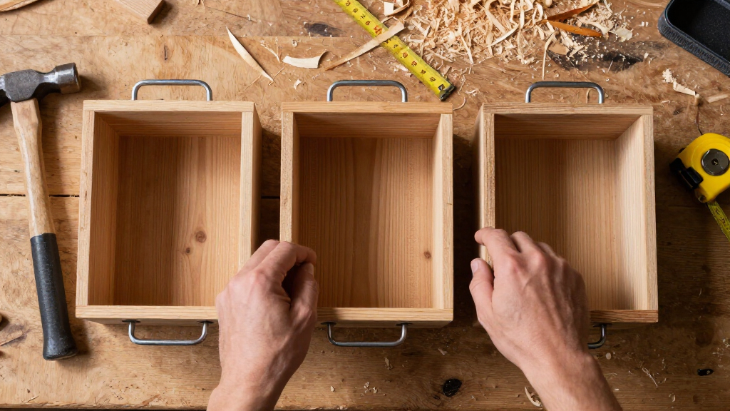 woodworking storage bins