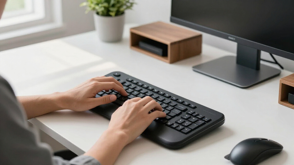 ergonomic keyboard for office work