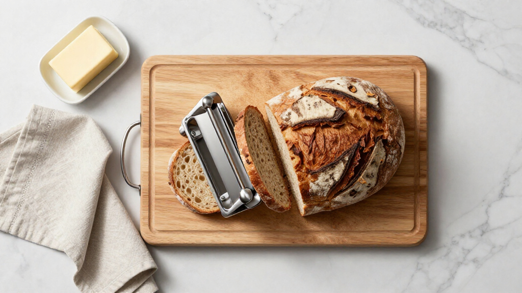bread slicing guide for large loaves premium