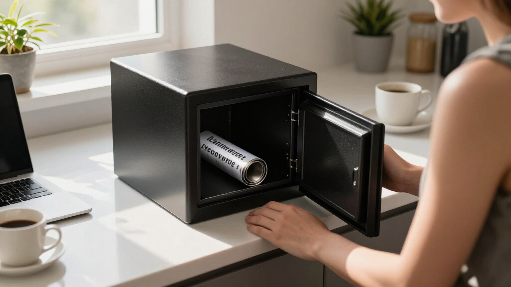 fireproof safe for crypto recovery phrases