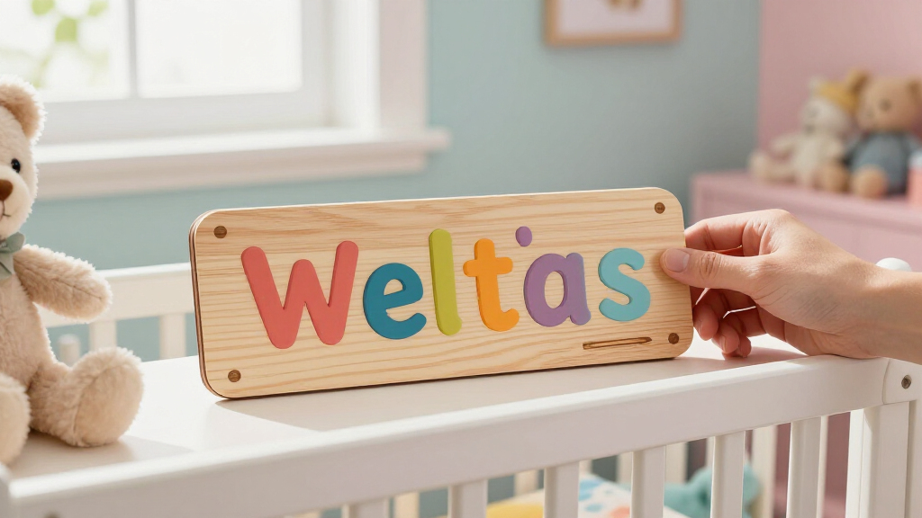 best personalized wooden name plaques for nurseries