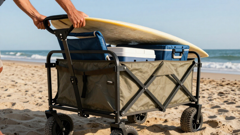 beach wagon heavy duty for gear hauling