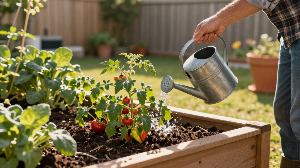 raised garden beds for hot climates
