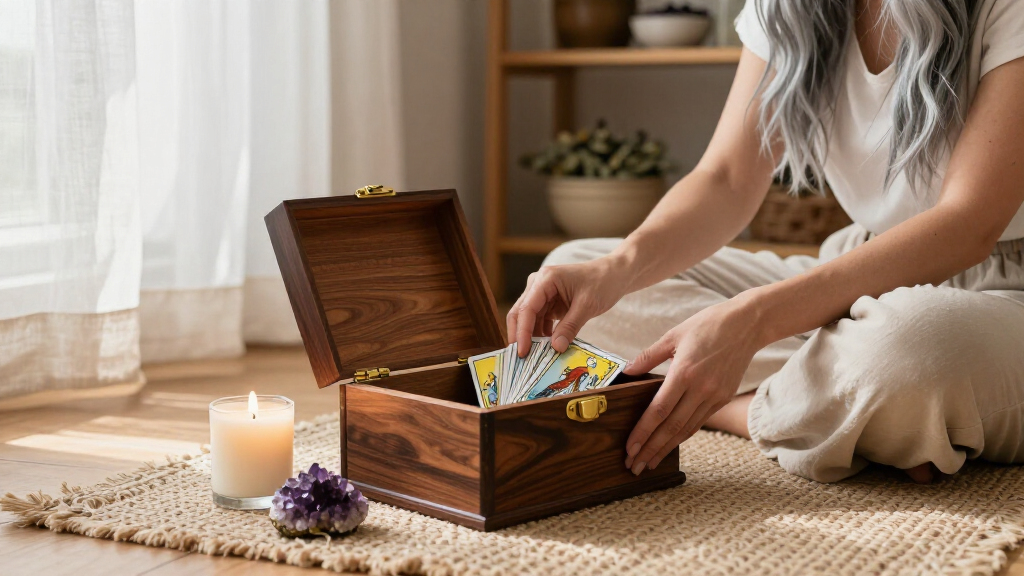 tarot card storage boxes