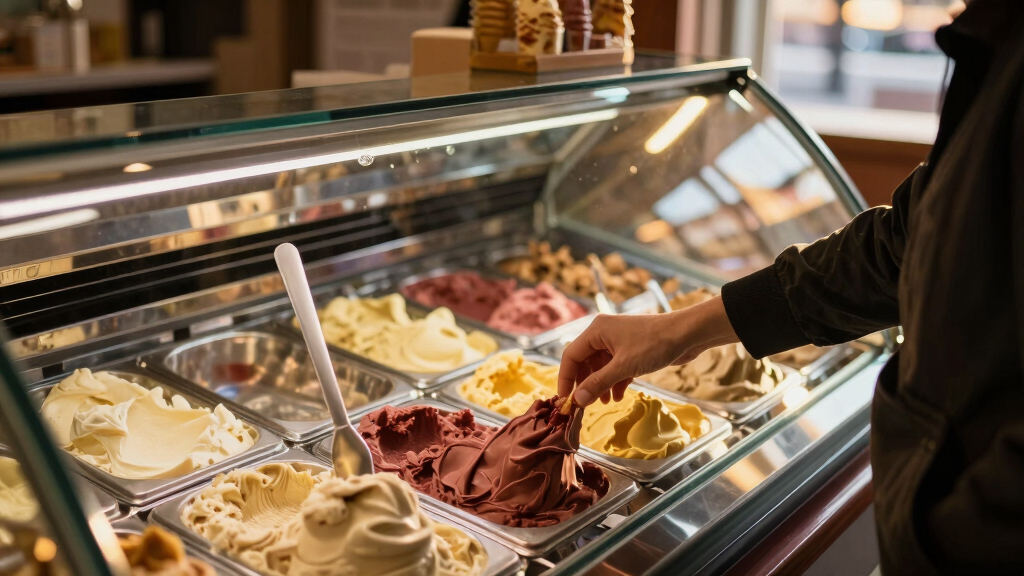 gelato display freezers