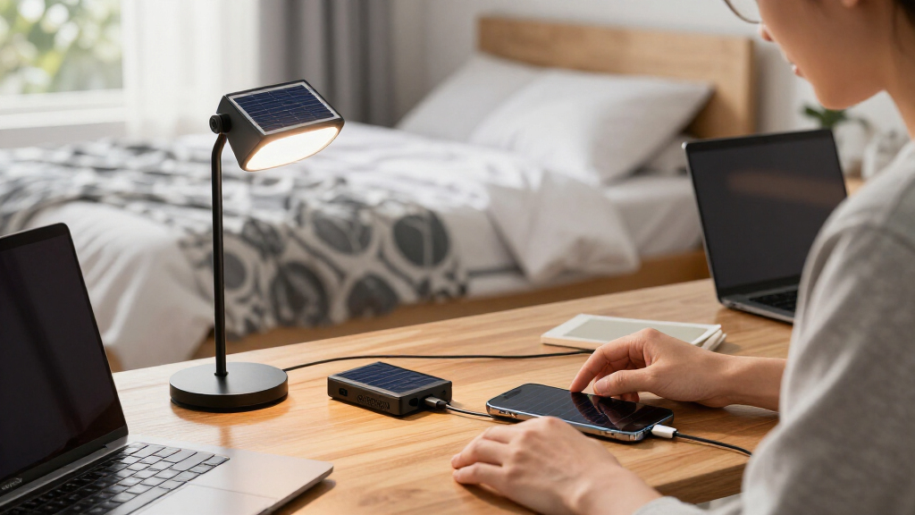 solar-powered dorm room gadgets