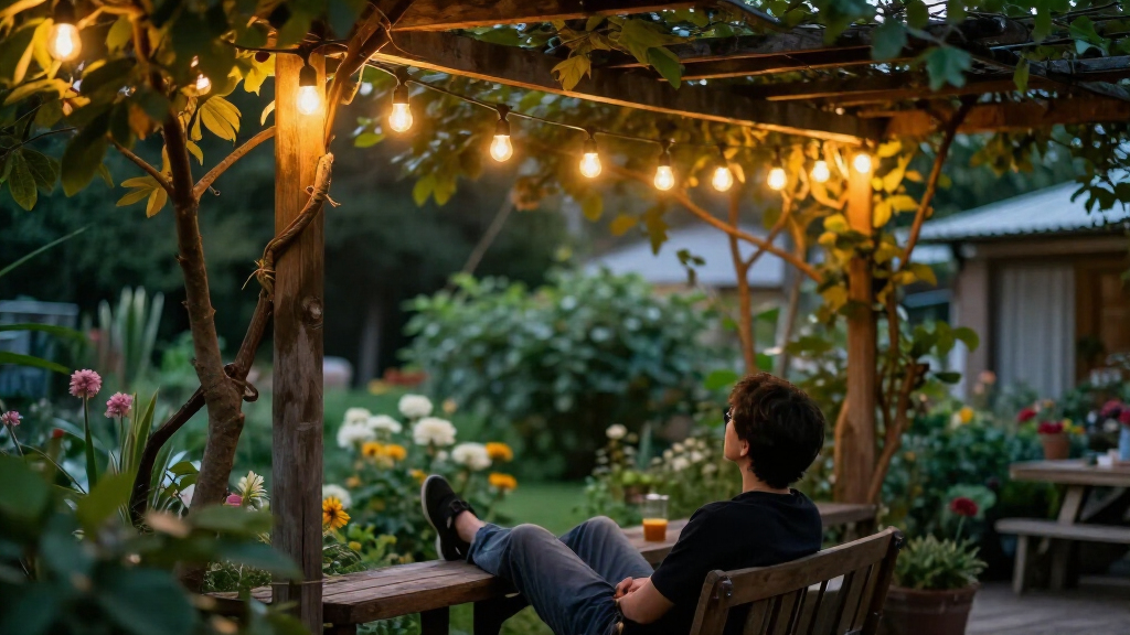 outdoor string lights