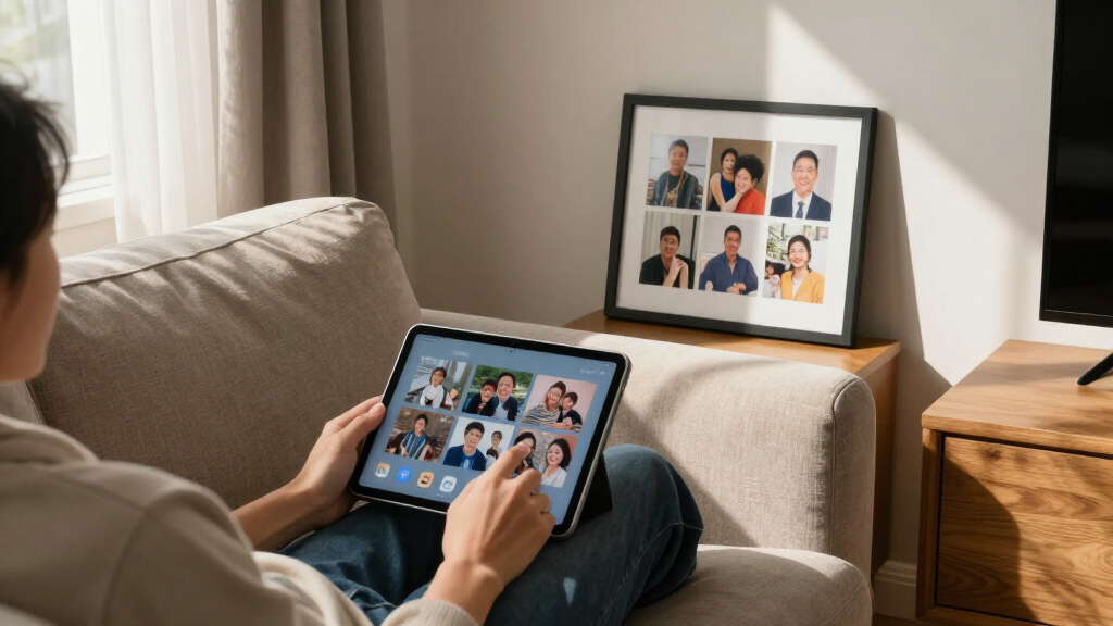 digital picture frames with app sharing