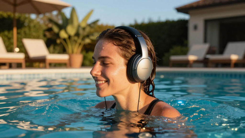 bone conduction swim headphones