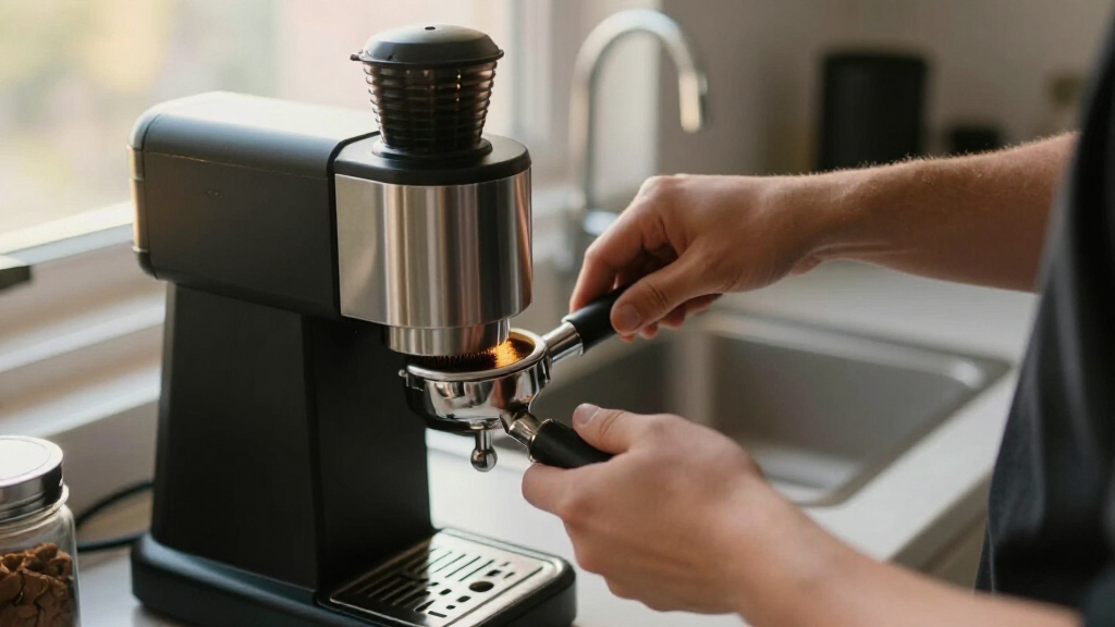best espresso grinder with blind burr removal
