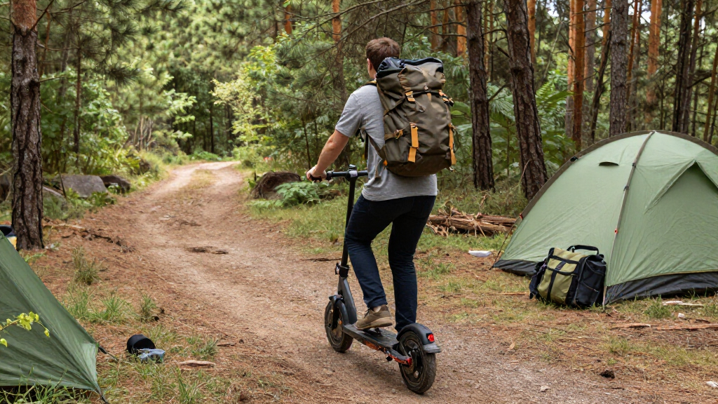 best foldable electric scooter for campground use
