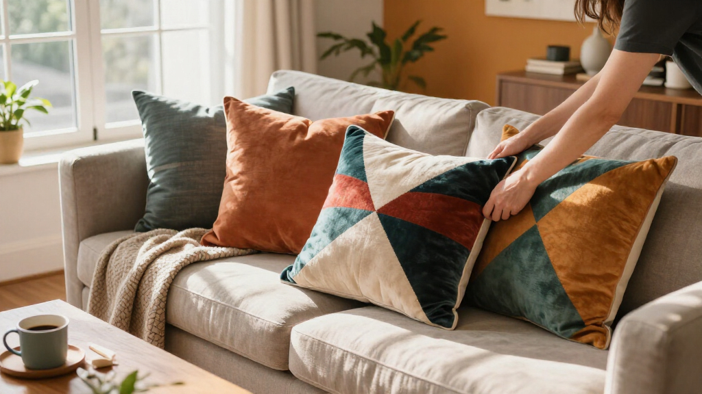 designer accent throw pillows