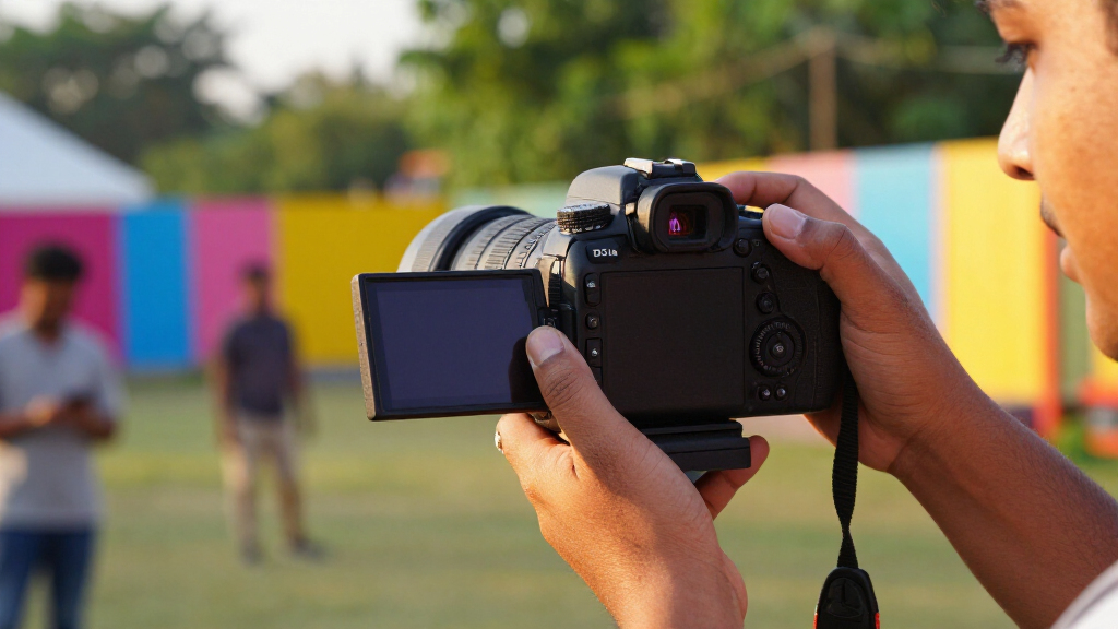 camera with flip screen for bollywood reels