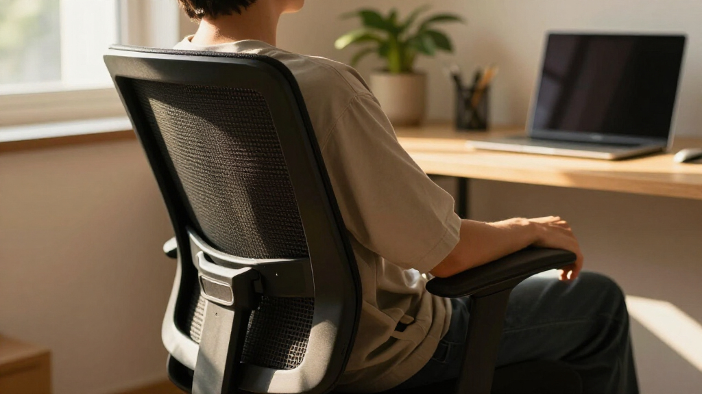 office chair with lumbar adjustment premium