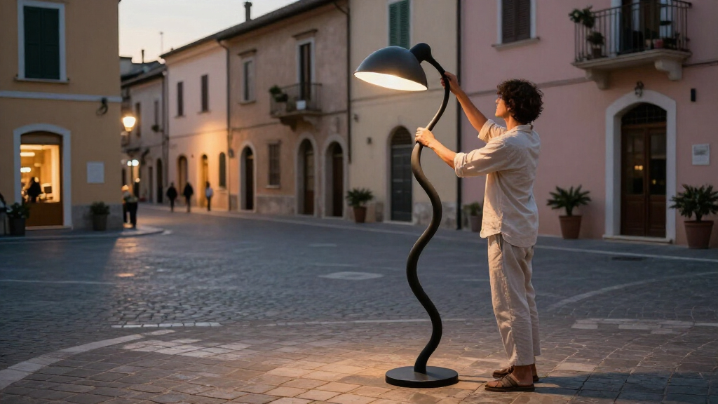 sculptural floor lamps