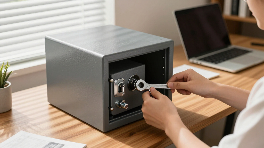 document safe with bolt down kit