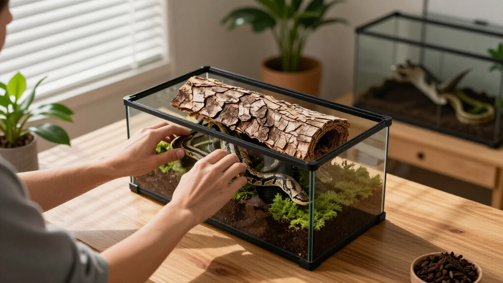 best ball python enclosure setup