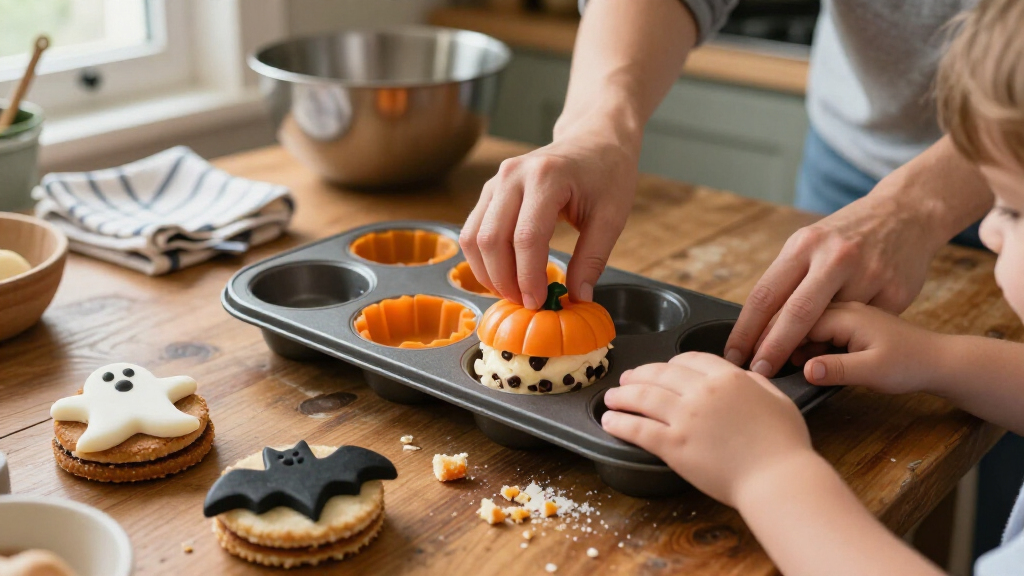 Halloween ice cream sandwich molds