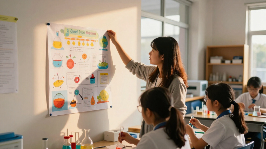 educational science reference posters