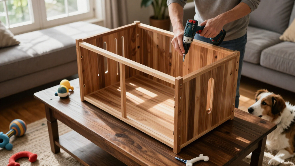 best double dog crates furniture style