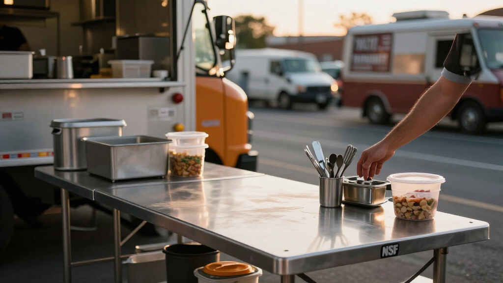 best NSF prep tables for food trucks